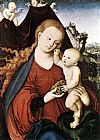 Lucas Cranach The Elder Famous Paintings - Madonna and Child